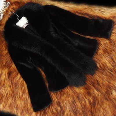 Winter Muse Fur Jacket Black Bazaare Mart Faux Fur Jacket