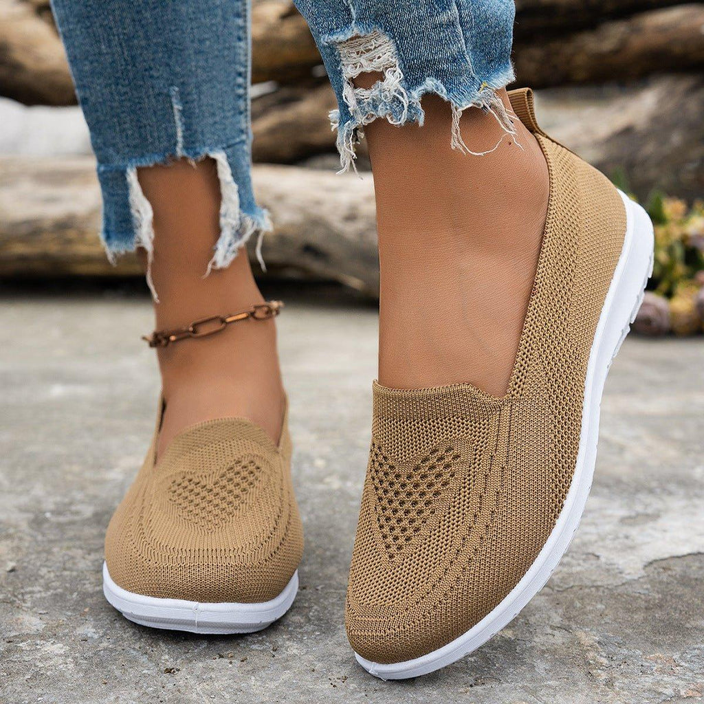 Women's Casual Flat Mesh Shoes Bazaare Mart Airy Canvas Flats