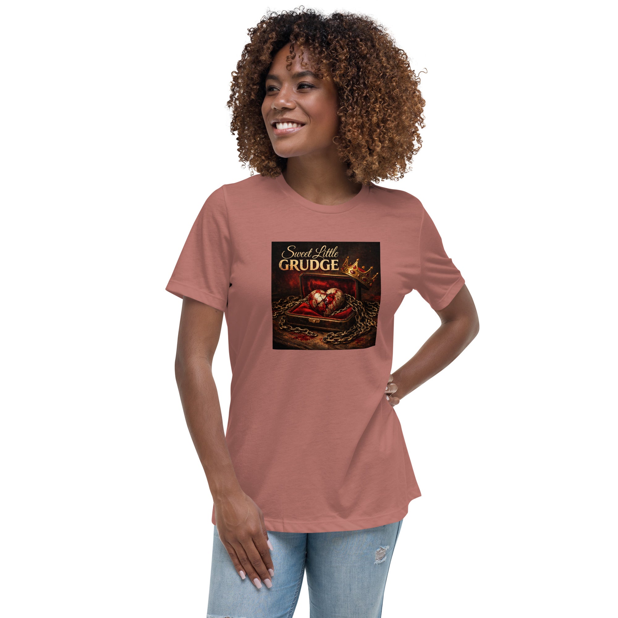 Official Sweet Little Grudge T-Shirt Mauve Bazaare Mart Graphic Tees