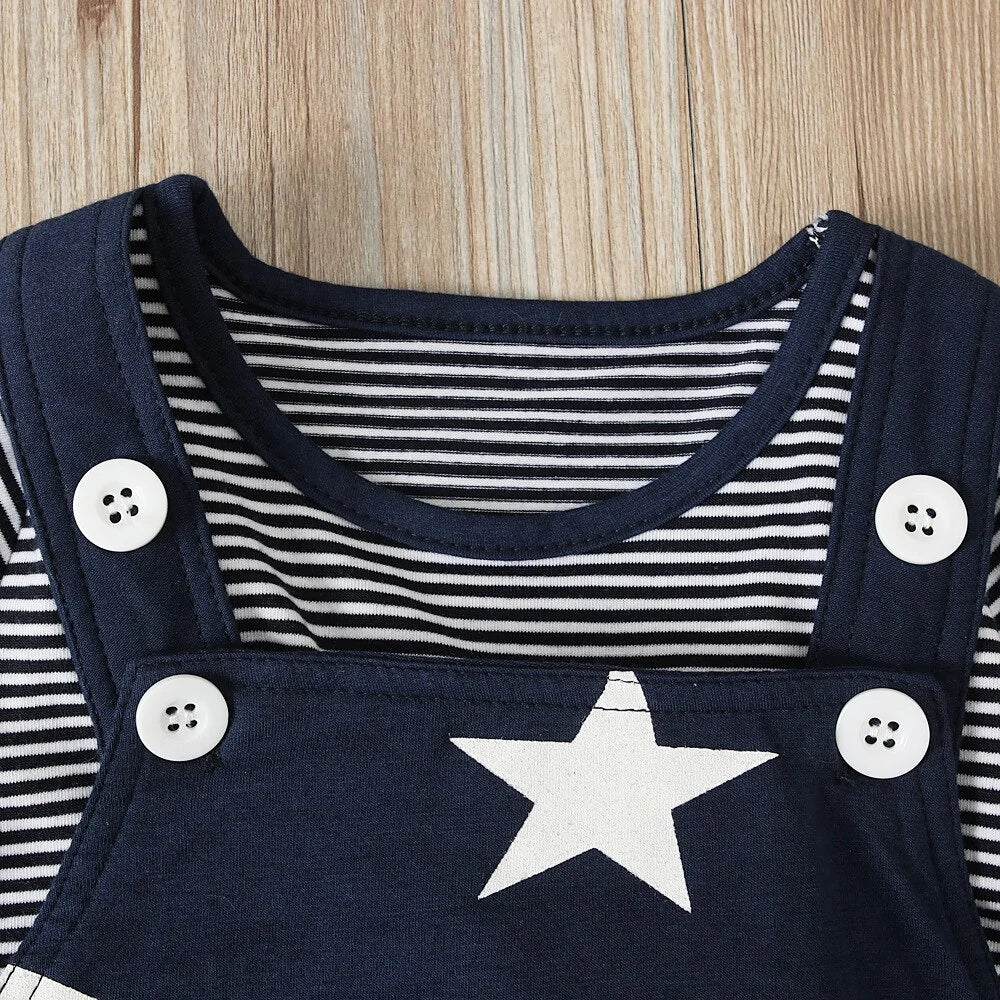 Stars & Stripes 3pc. Baby Boy Clothes