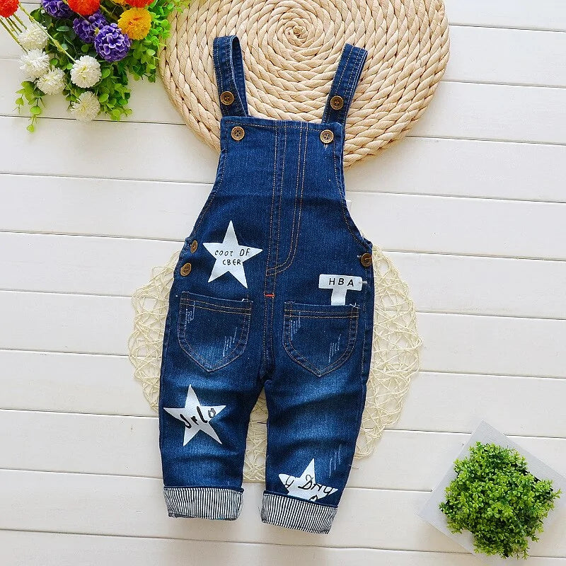 Toddler Boys' Denim Overalls