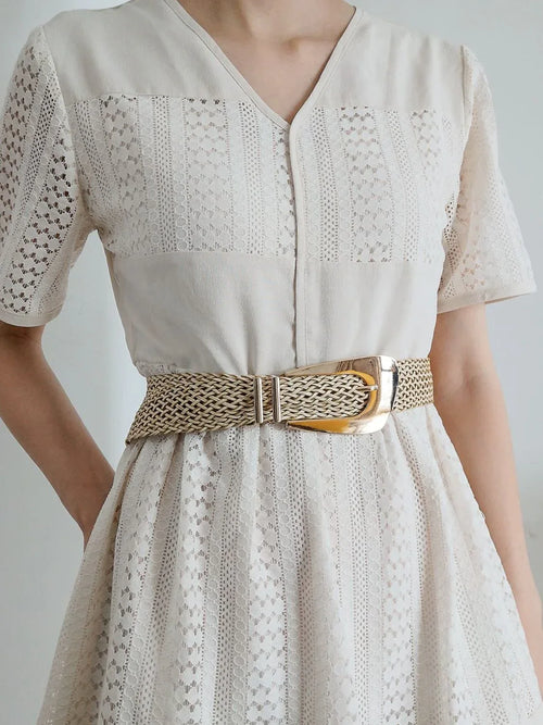 Braided Gold Belt Bazaare Mart Belt