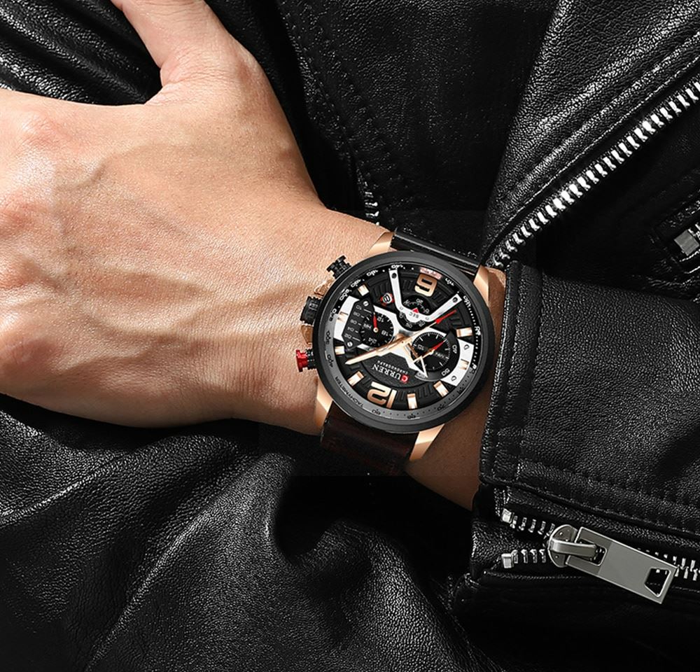 Leather Watch - Bazaare Mart