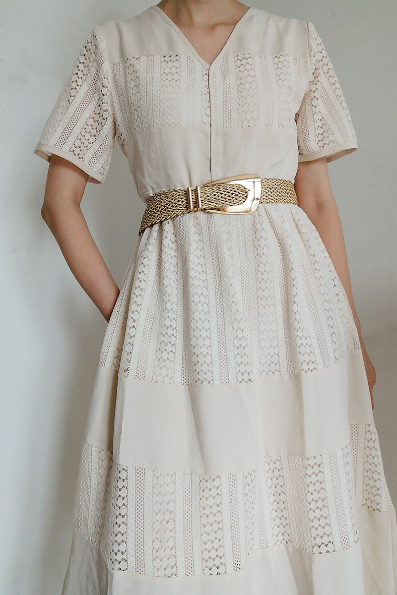 Braided Gold Belt - Bazaare Mart
