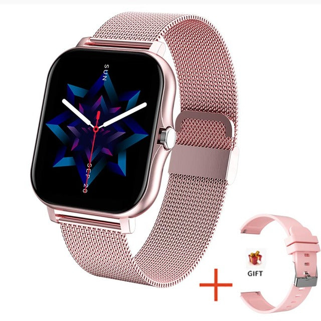 Pink Fitness Tracker Smart Watch