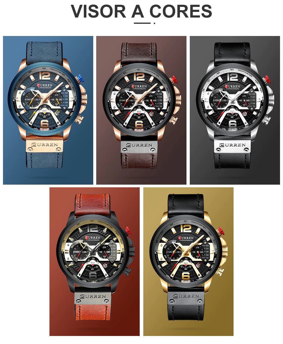 Leather Watch - Bazaare Mart