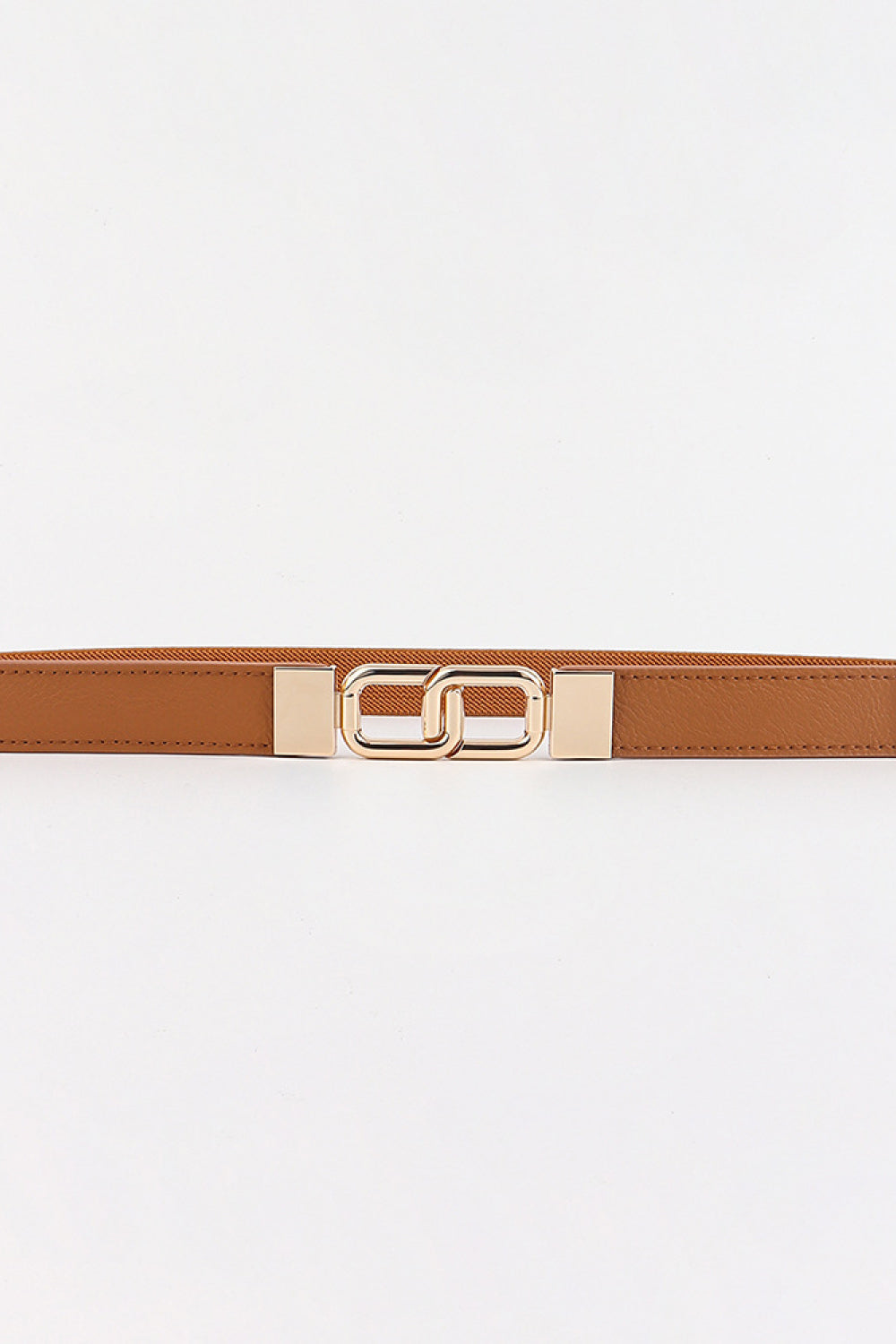 Geometric Double Buckle Elastic Belt - Bazaare Mart