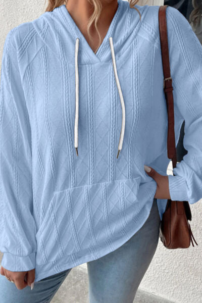 Light Weight Textured Hoodie