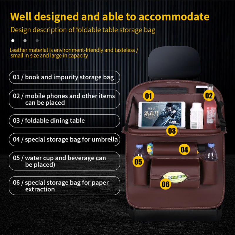 Car Back Seat Organizer - Bazaare Mart