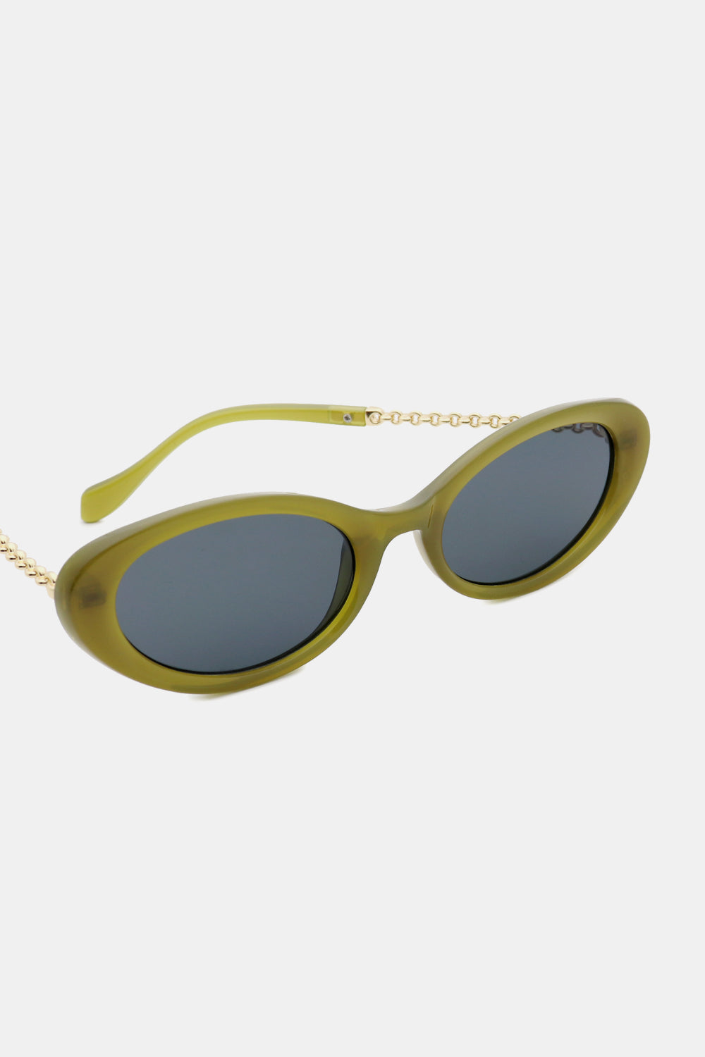 Olive Cat-Eye Sunglasses