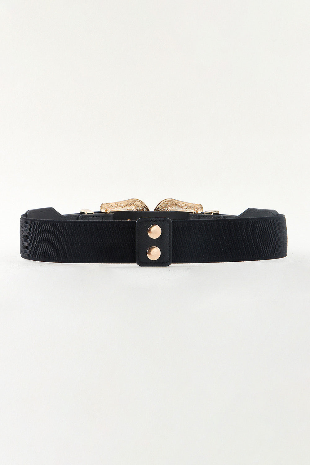 Symmetrical Western Style PU Leather Belt - Bazaare Mart