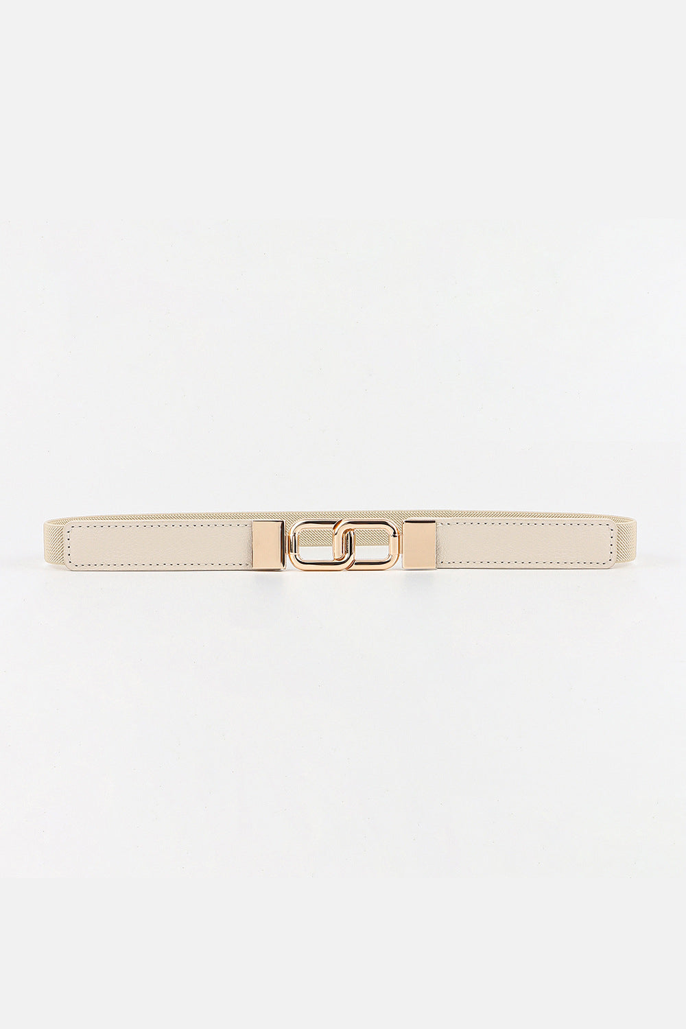 Geometric Double Buckle Elastic Belt - Bazaare Mart