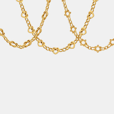 Gold-Plated Chain Bracelet