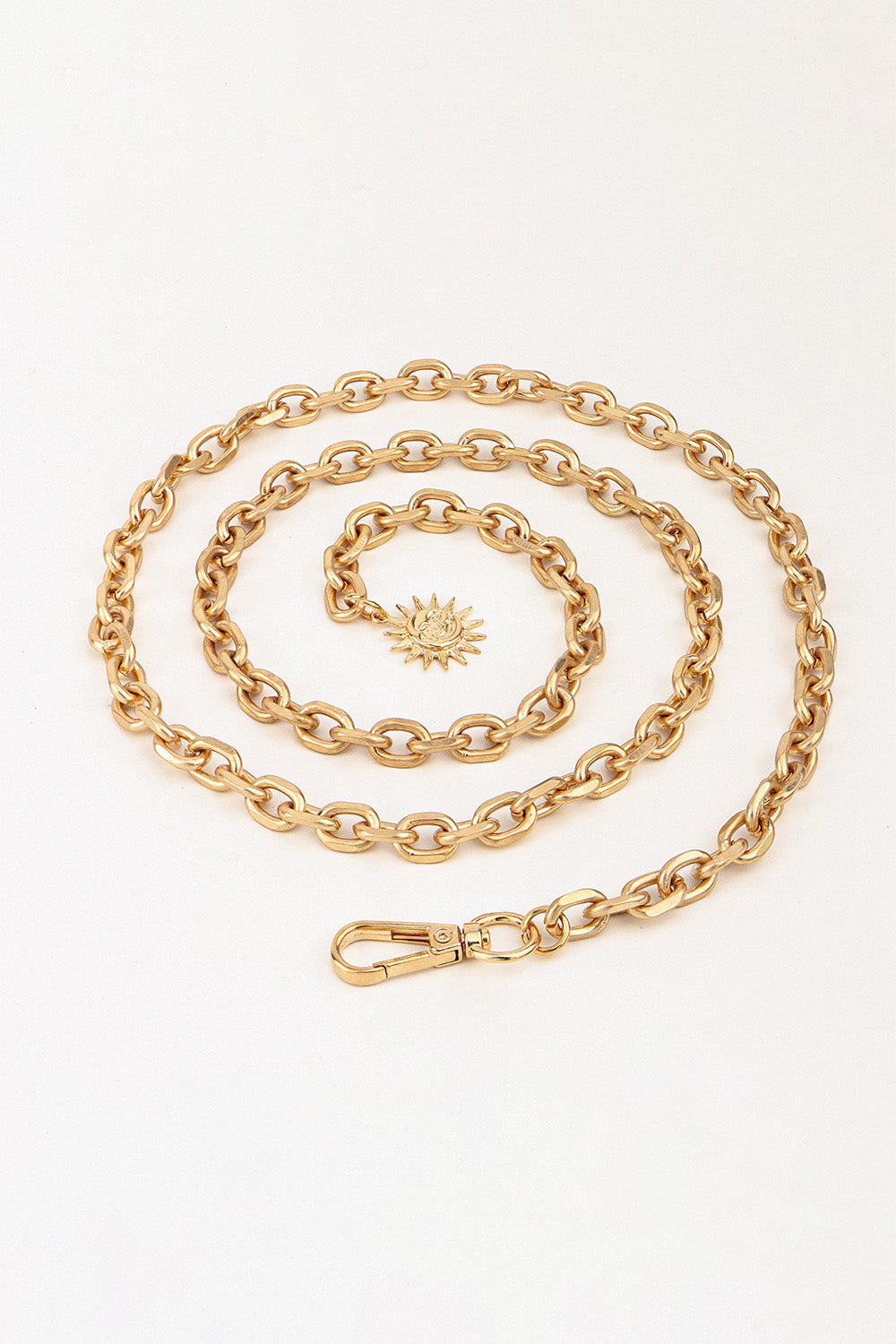 Long Gold Sun Chain Belt - Bazaare Mart