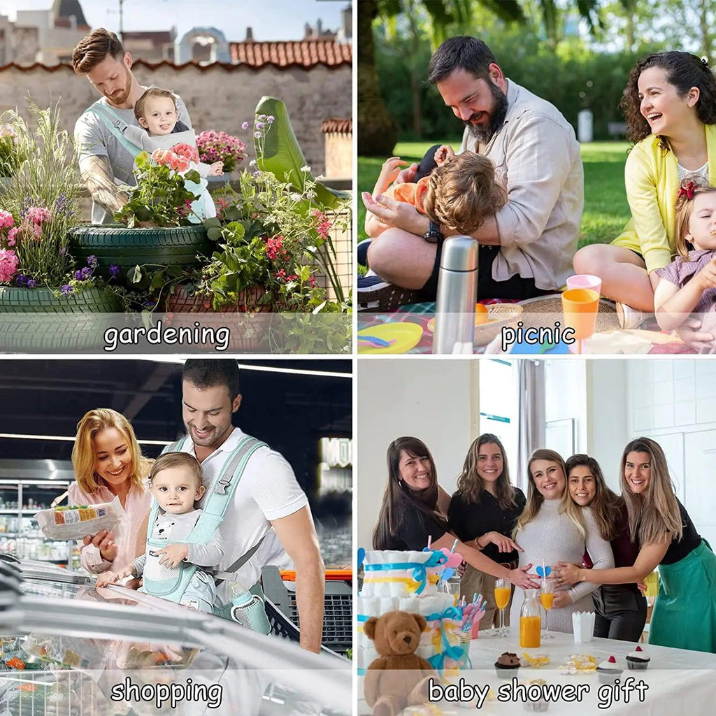 Green Baby Carrier - Bazaare Mart