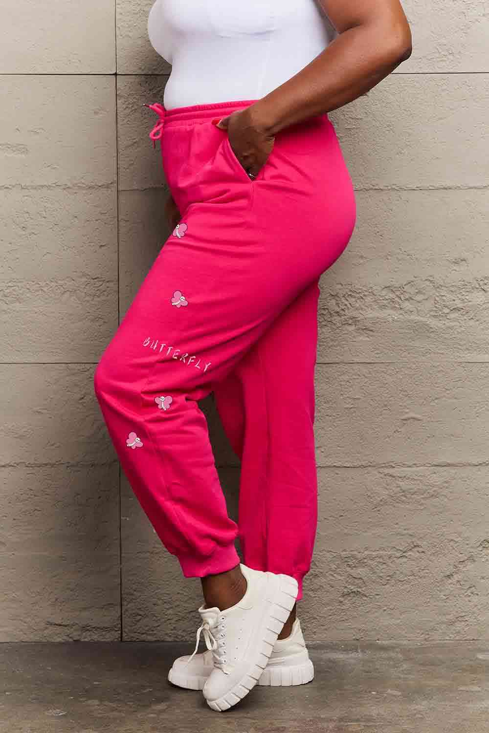 Graphic Butterfly Sweatpants