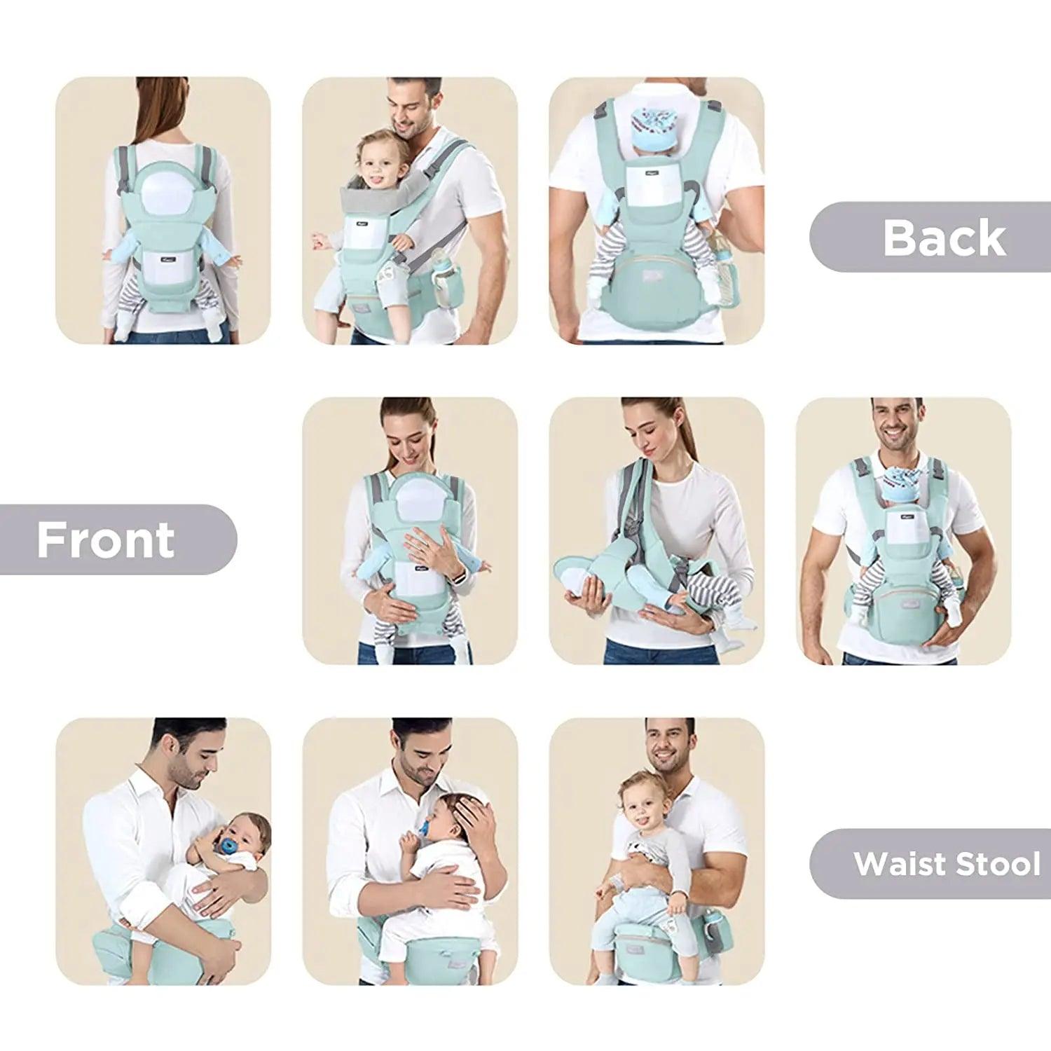 Green Baby Carrier - Bazaare Mart