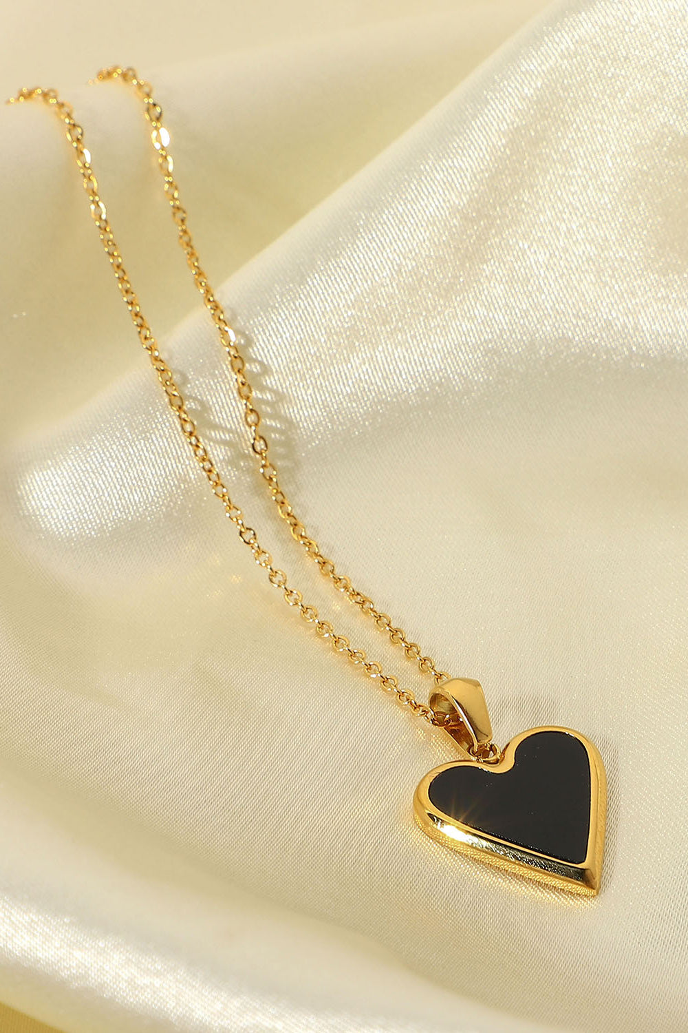 Black Heart Necklace