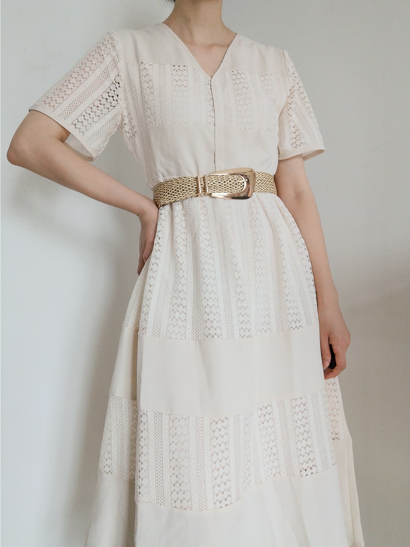 Braided Gold Belt - Bazaare Mart