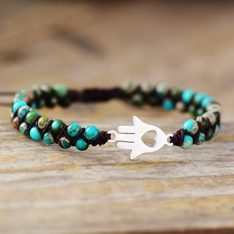 Turquoise Bead Bracelet - Bazaare Mart