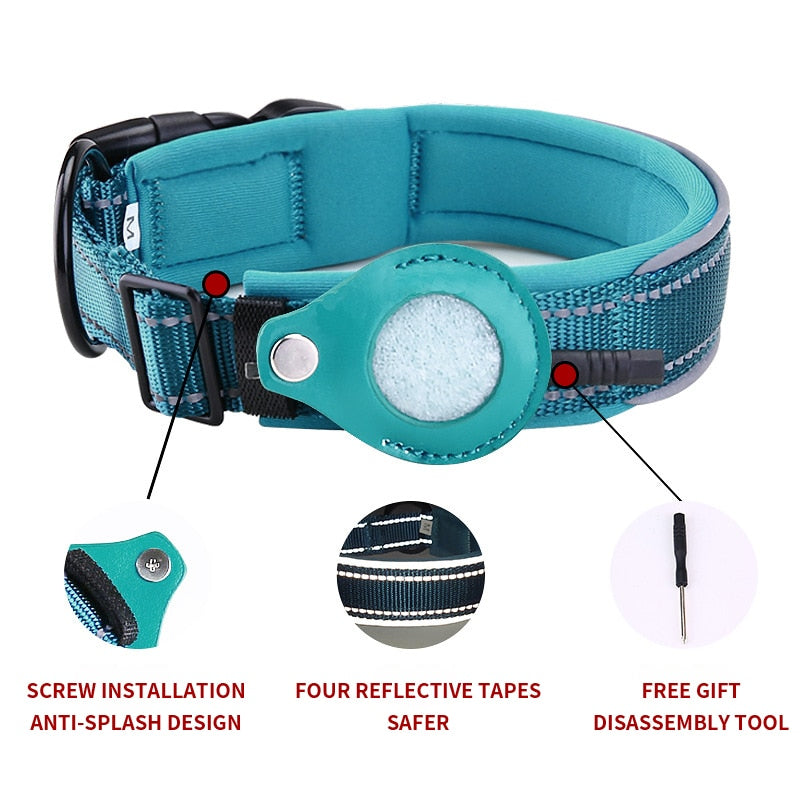 AirTag Tracker Dog Collar