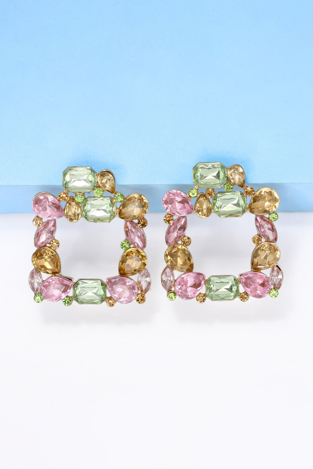 Square Jewel Earrings