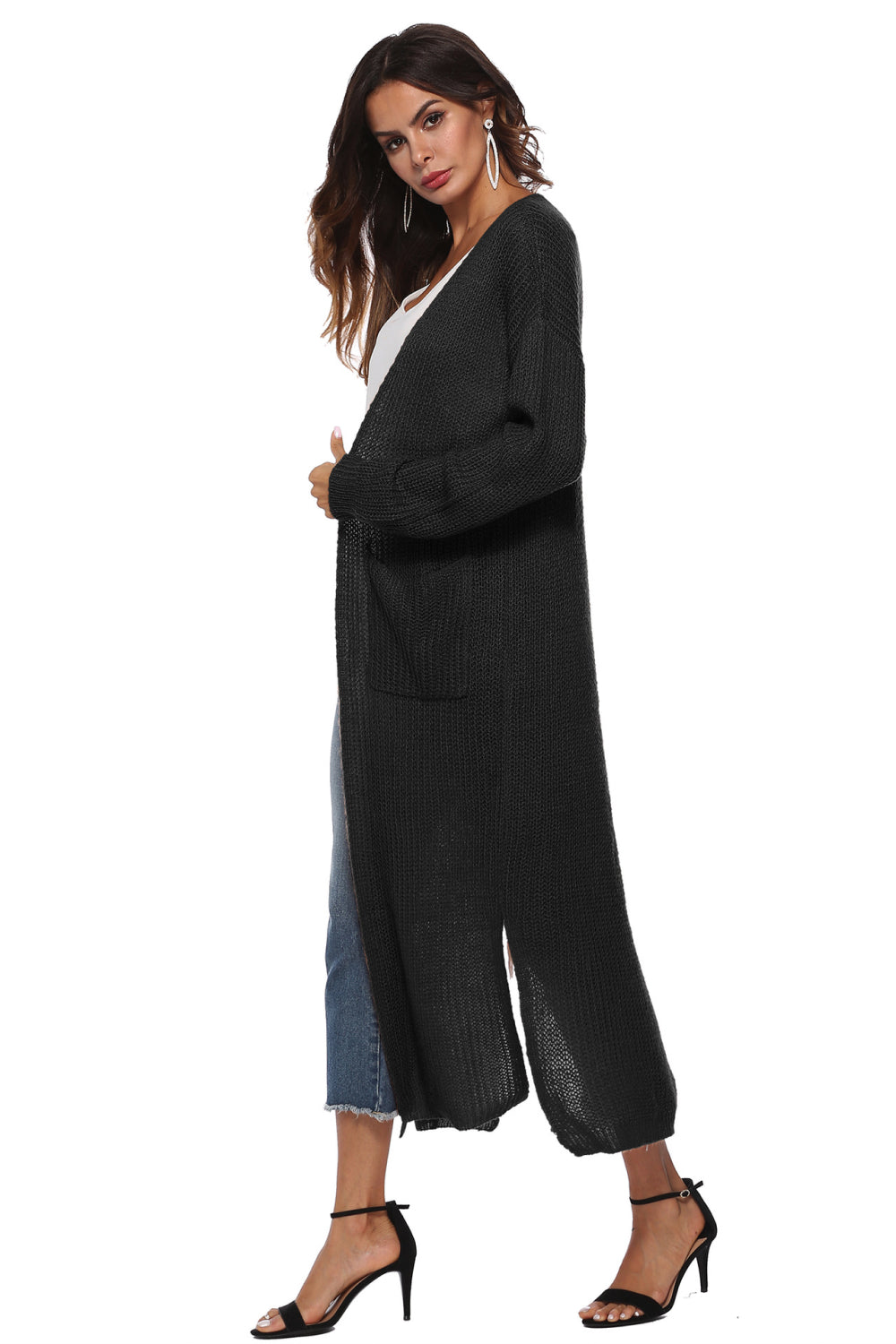 Full Length Cardigan - Multi - Bazaare Mart