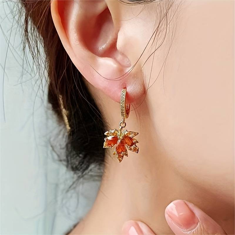 Maple Leaf Earring