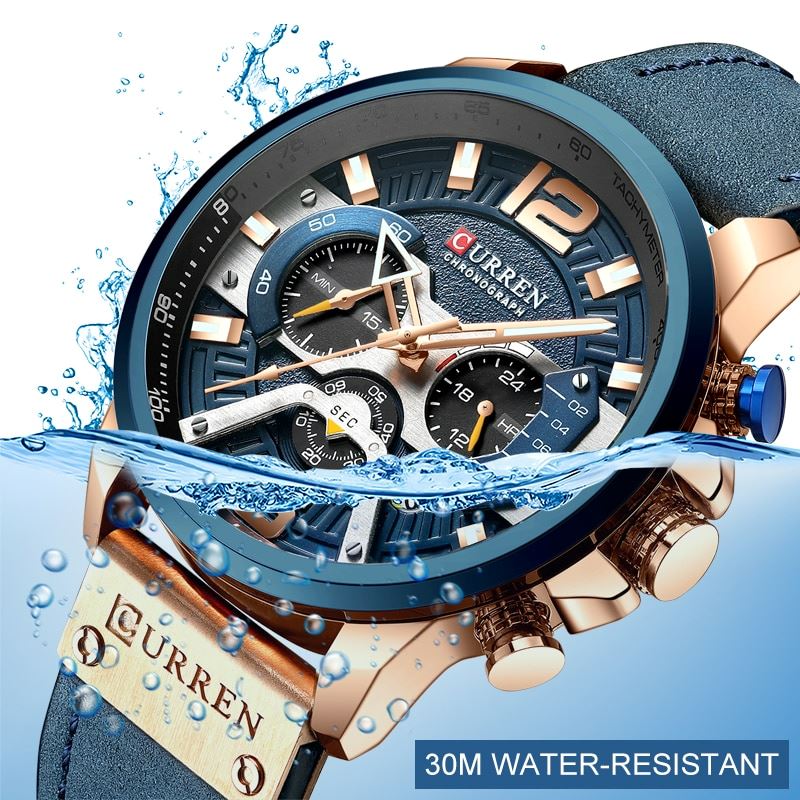 Leather Watch - Bazaare Mart
