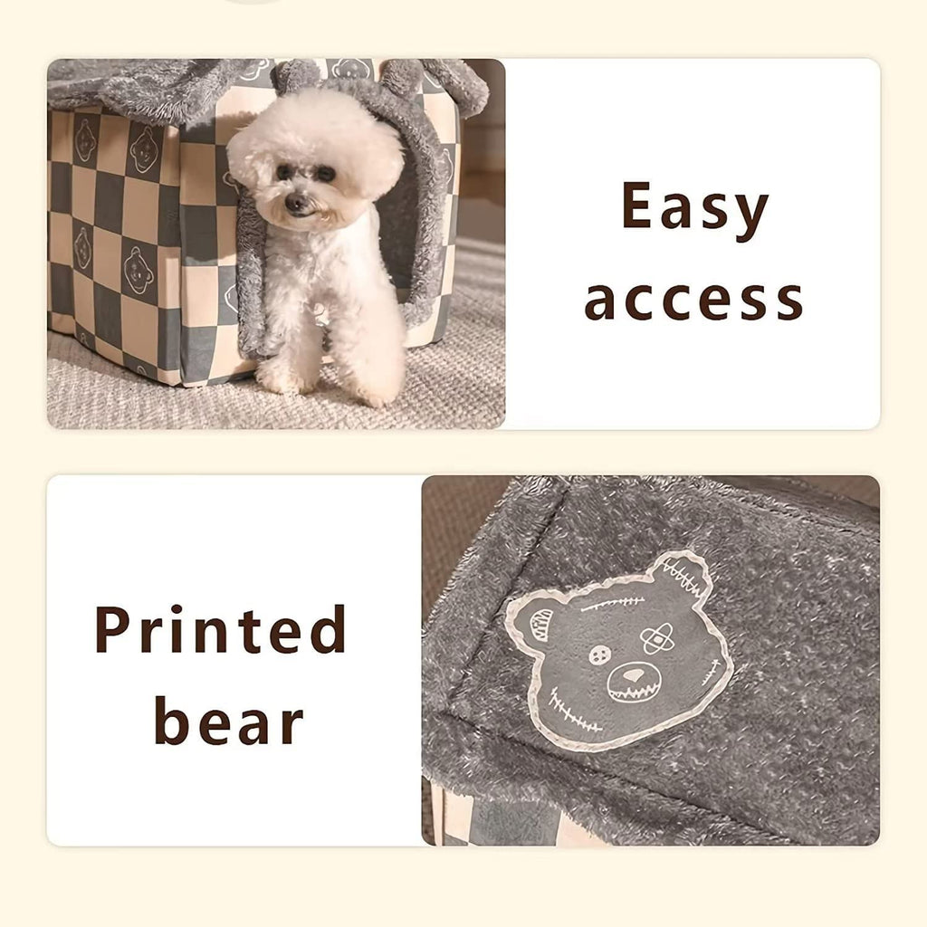 Verneza Foldable Pet House - Bazaare Mart