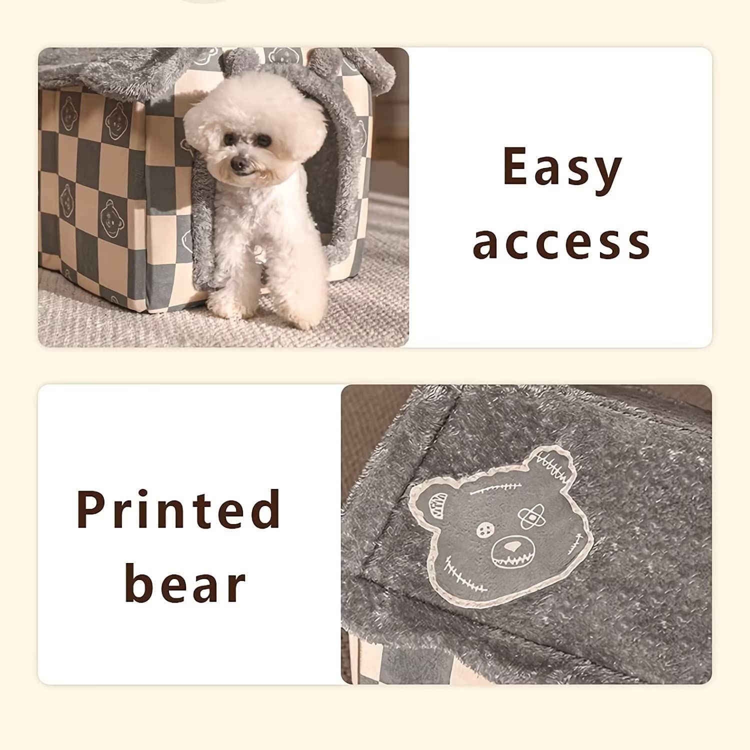 Verneza Foldable Pet House - Bazaare Mart