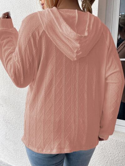 Light Weight Textured Hoodie