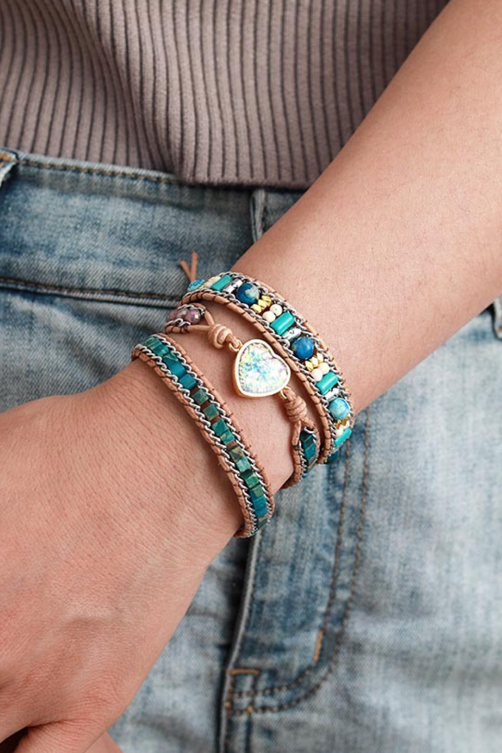 Heart Layered Bracelet - Bazaare Mart