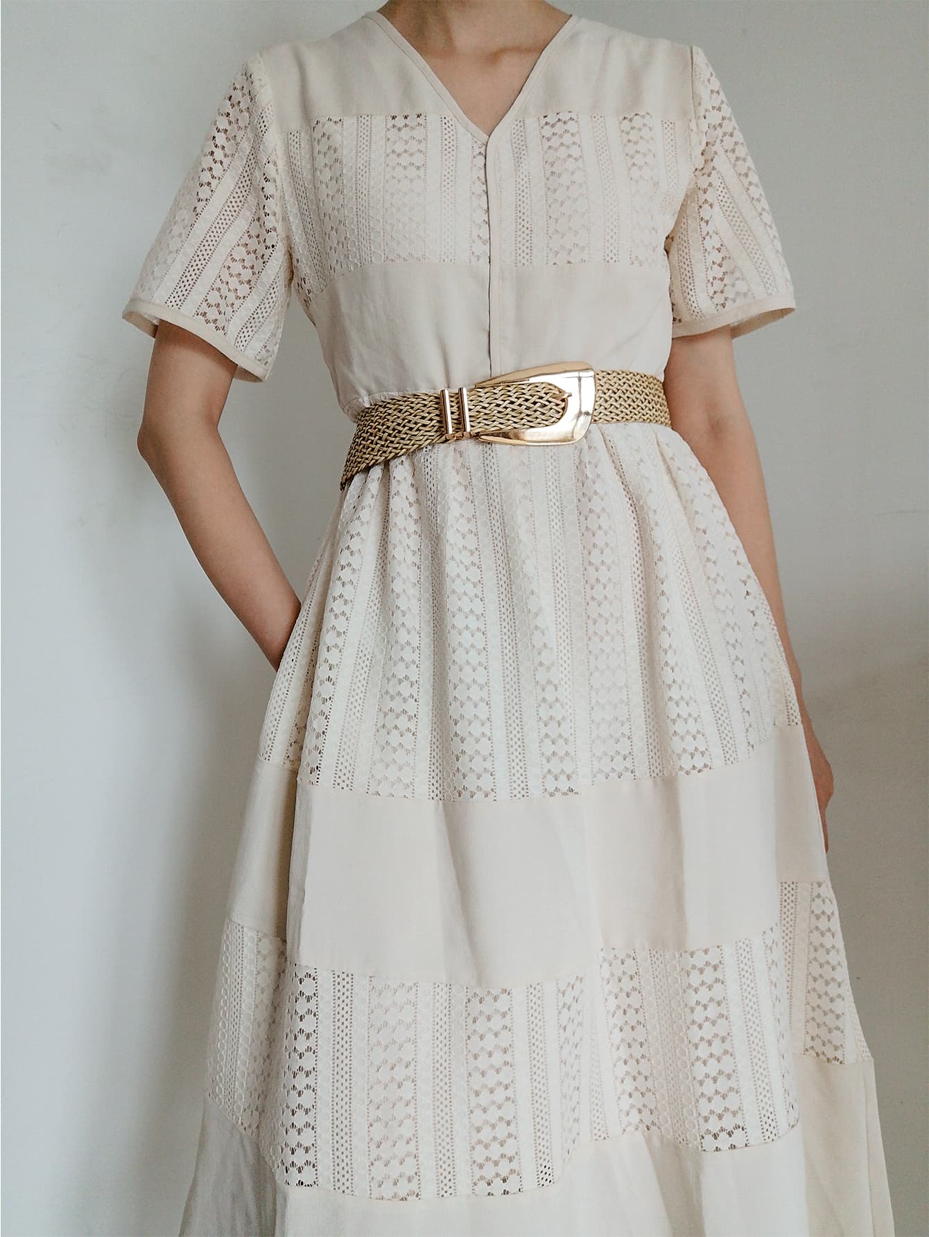 Braided Gold Belt - Bazaare Mart
