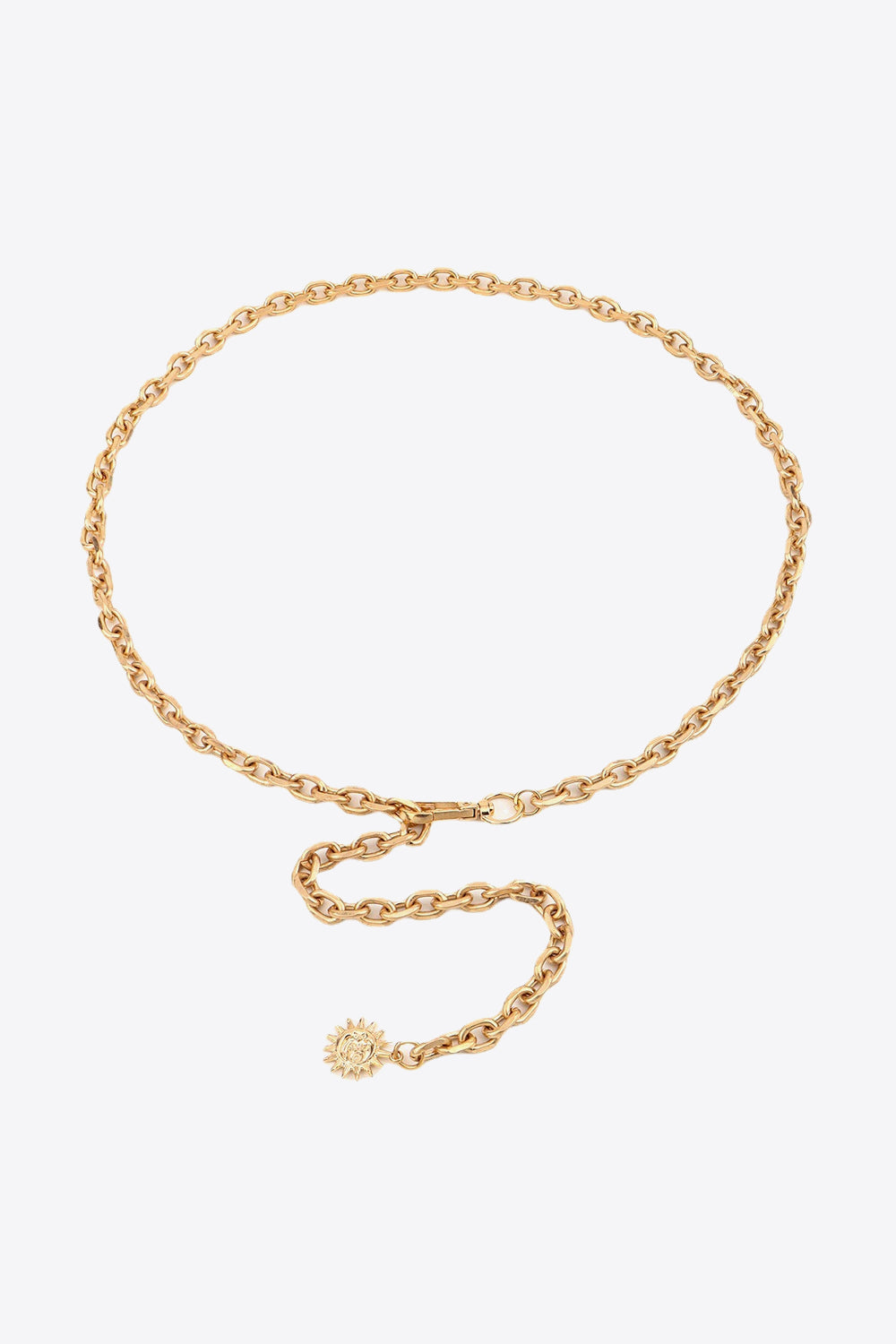 Long Gold Sun Chain Belt - Bazaare Mart