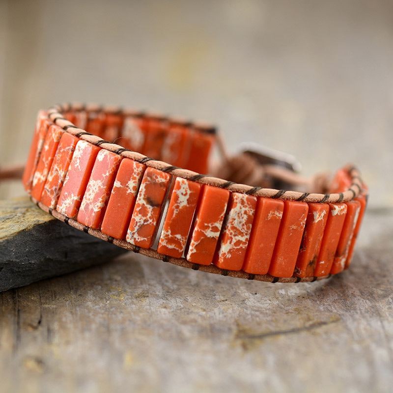 Orange Stone Bracelet - Bazaare Mart