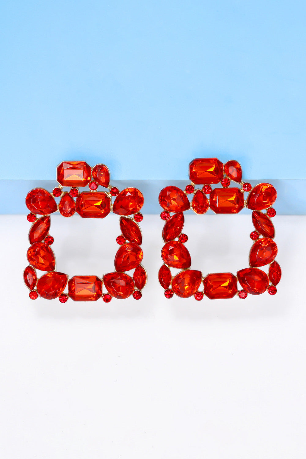 Square Jewel Earrings