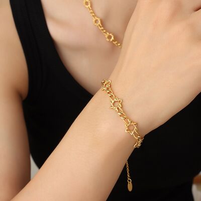 Gold-Plated Chain Bracelet