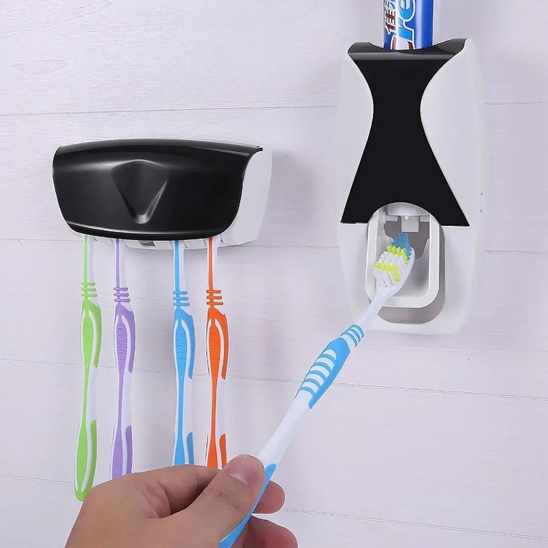 Auto Toothpaste Dispenser with Holder - Bazaare Mart