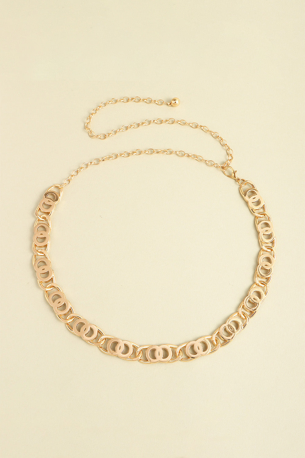 Gold/Silver Chain Lobster Clasp Belt - Bazaare Mart