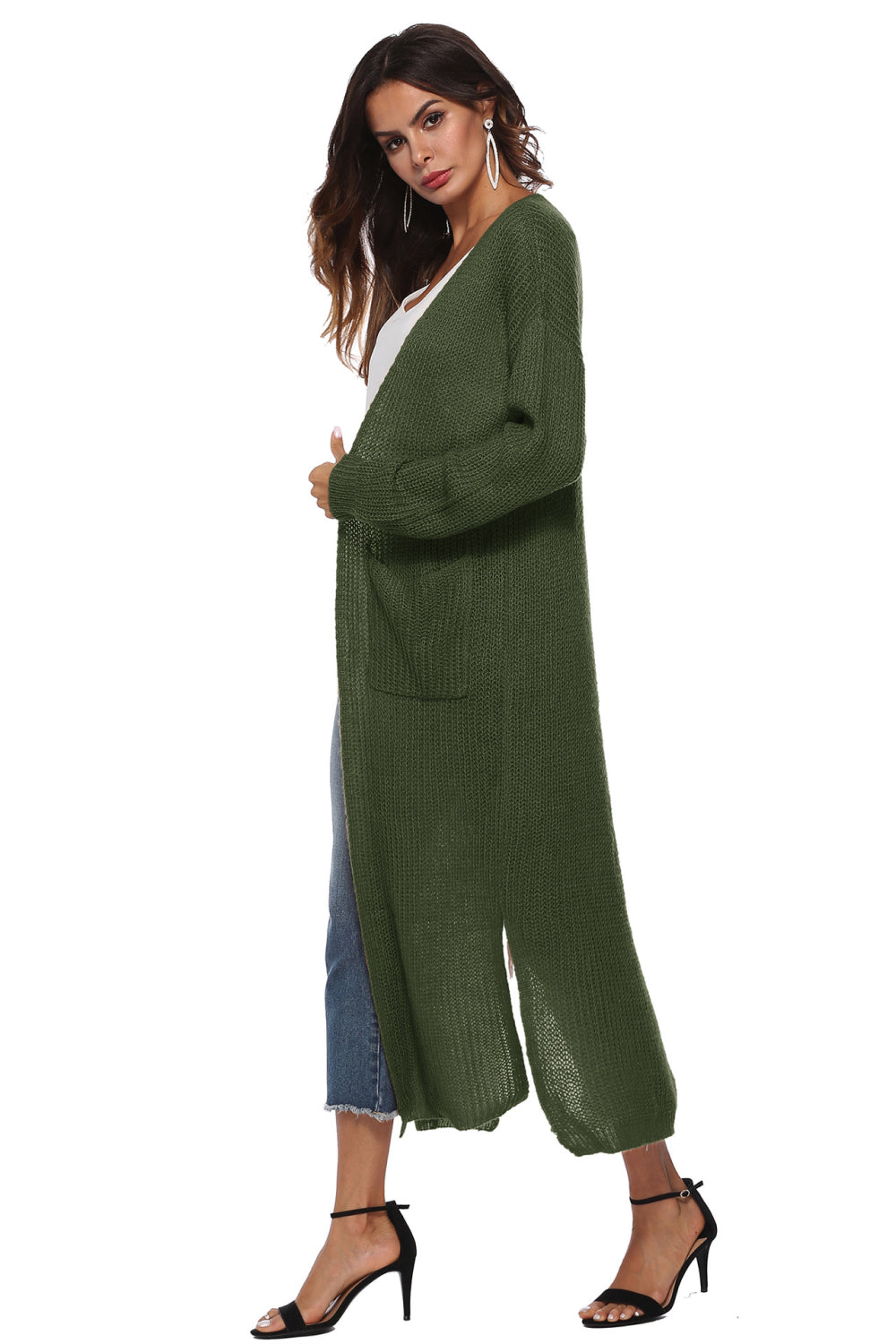 Full Length Cardigan - Multi - Bazaare Mart