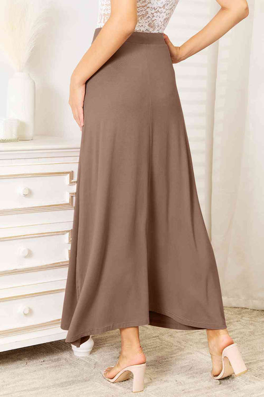 Plus Size Soft Maxi Skirt