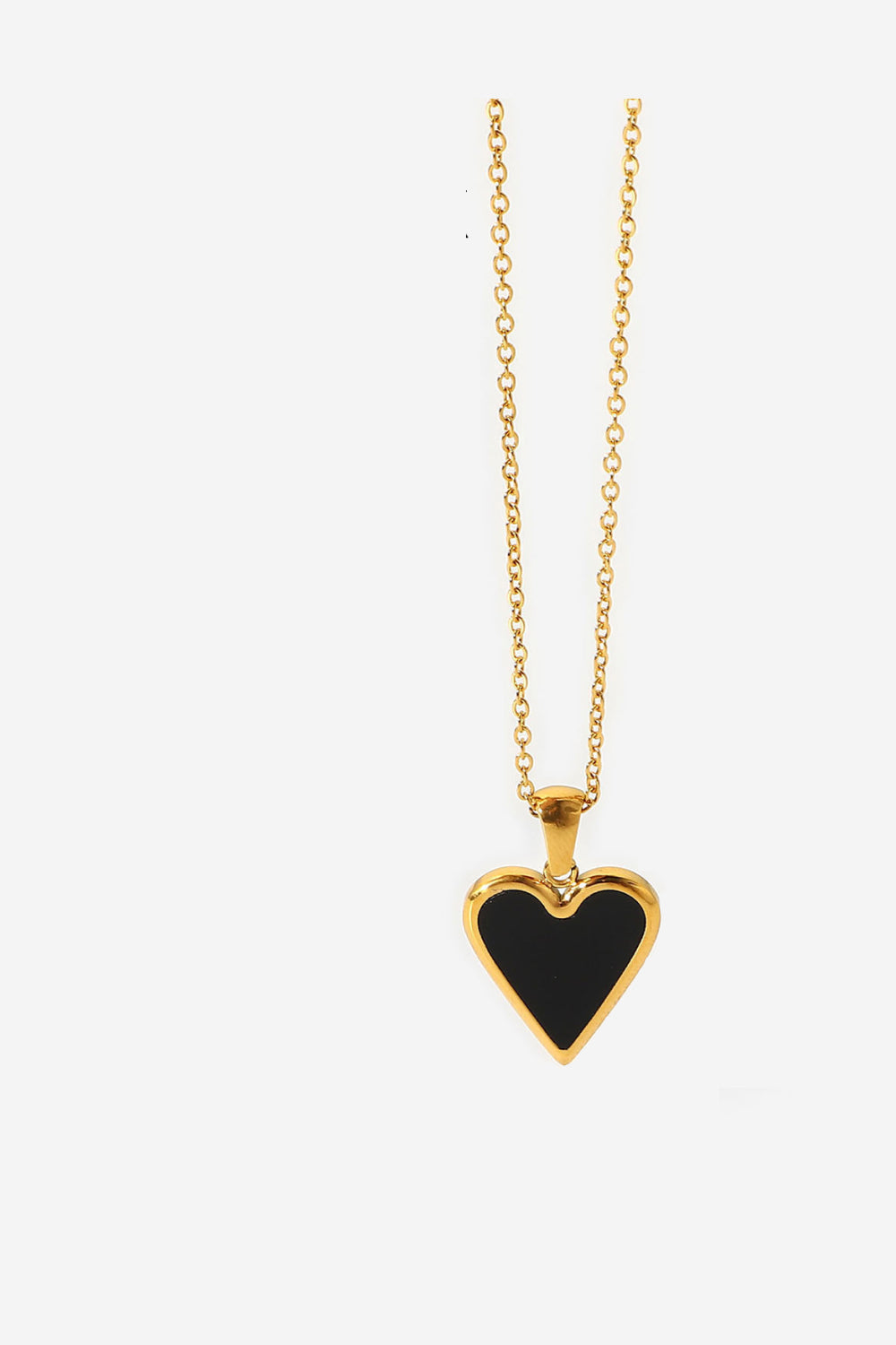 Black Heart Necklace