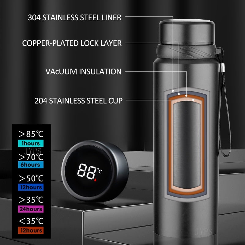 Hot & Cold Smart Thermos - Bazaare Mart
