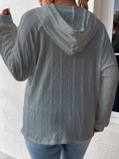 Light Weight Textured Hoodie