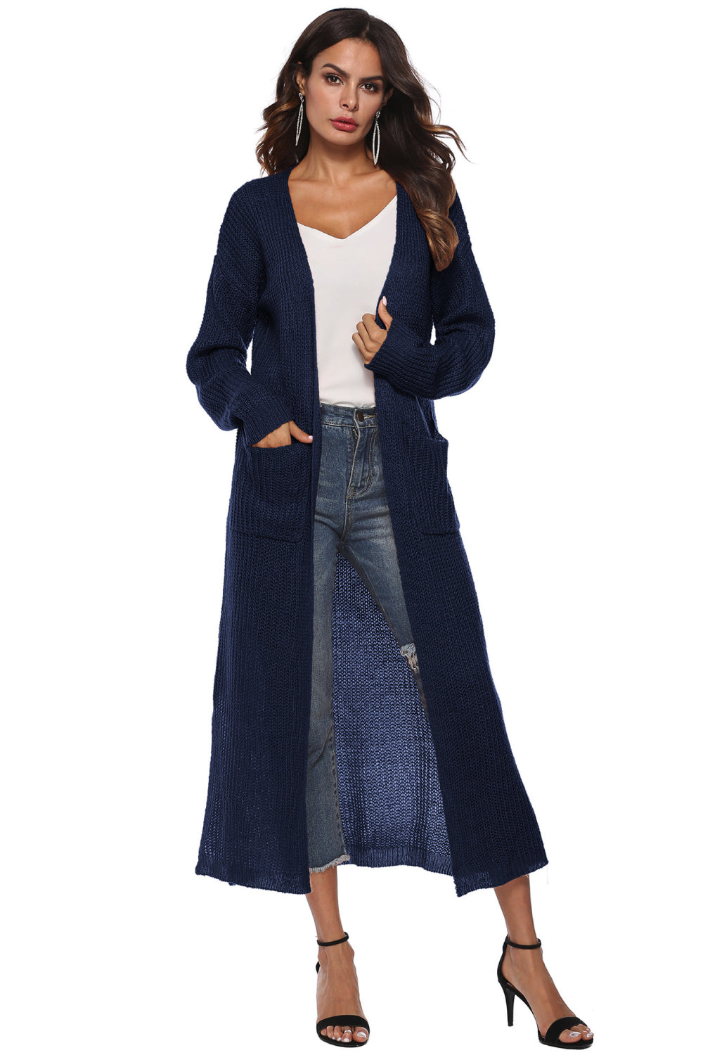 Full Length Cardigan - Multi - Bazaare Mart