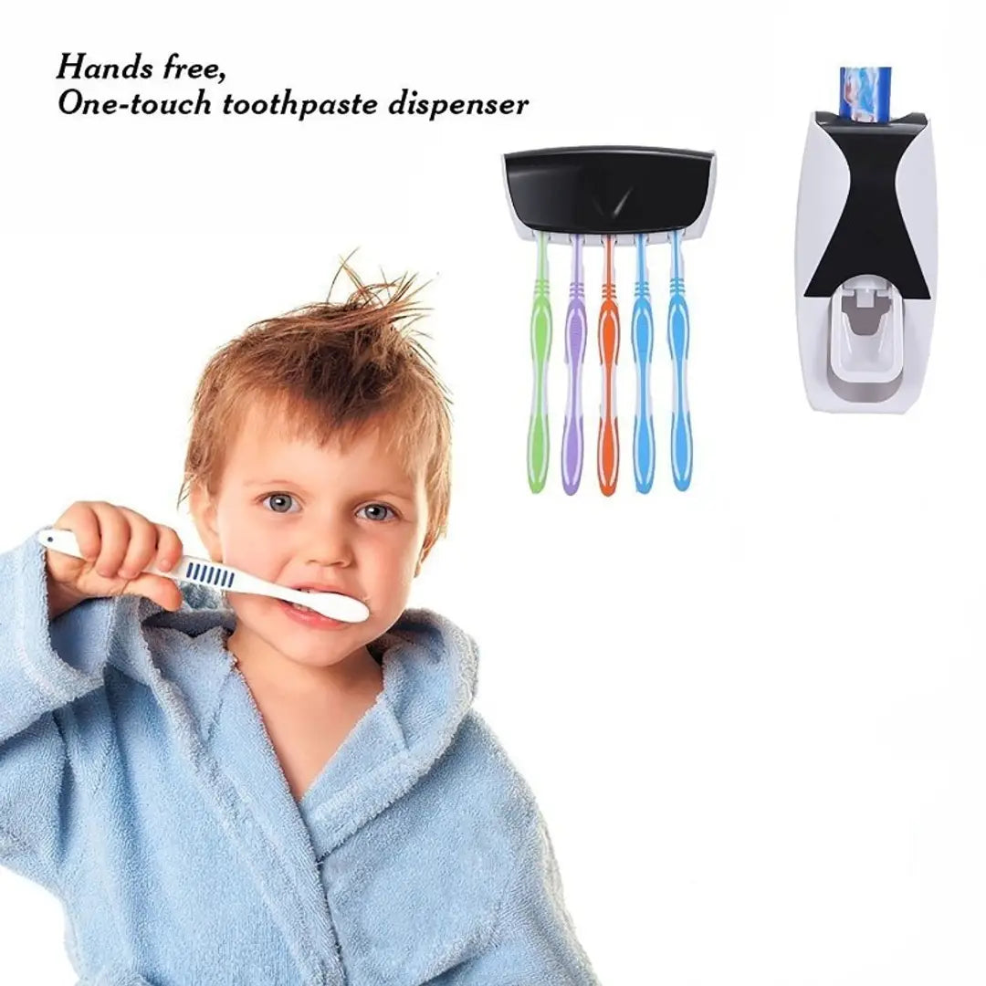 Auto Toothpaste Dispenser with Holder - Bazaare Mart