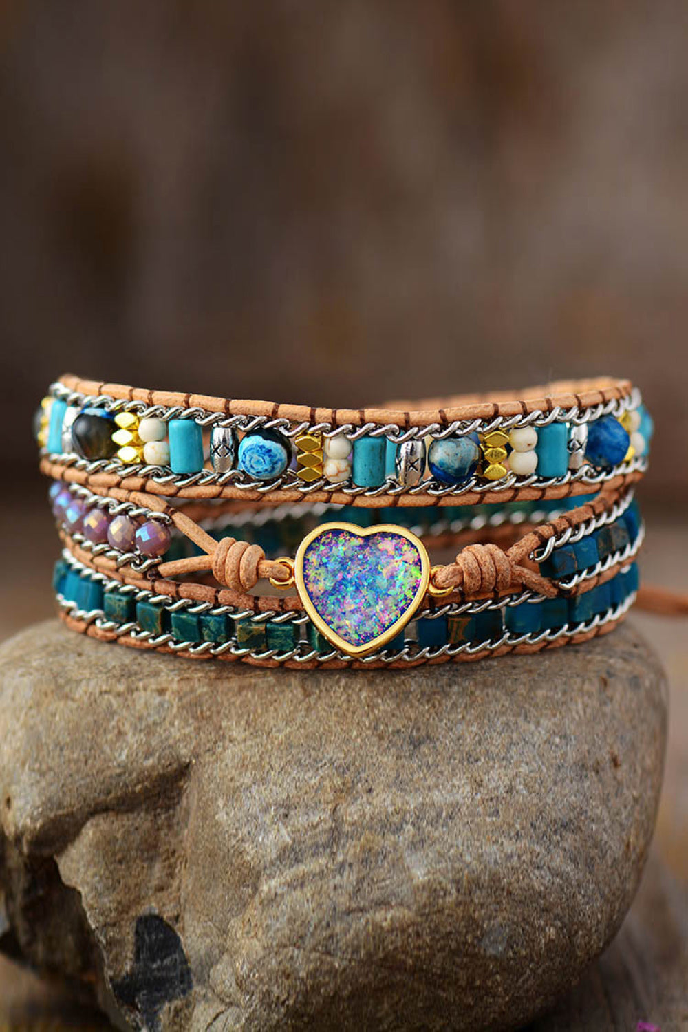 Heart Layered Bracelet - Bazaare Mart