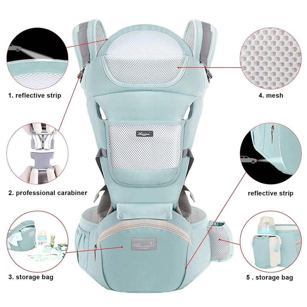 Green Baby Carrier - Bazaare Mart