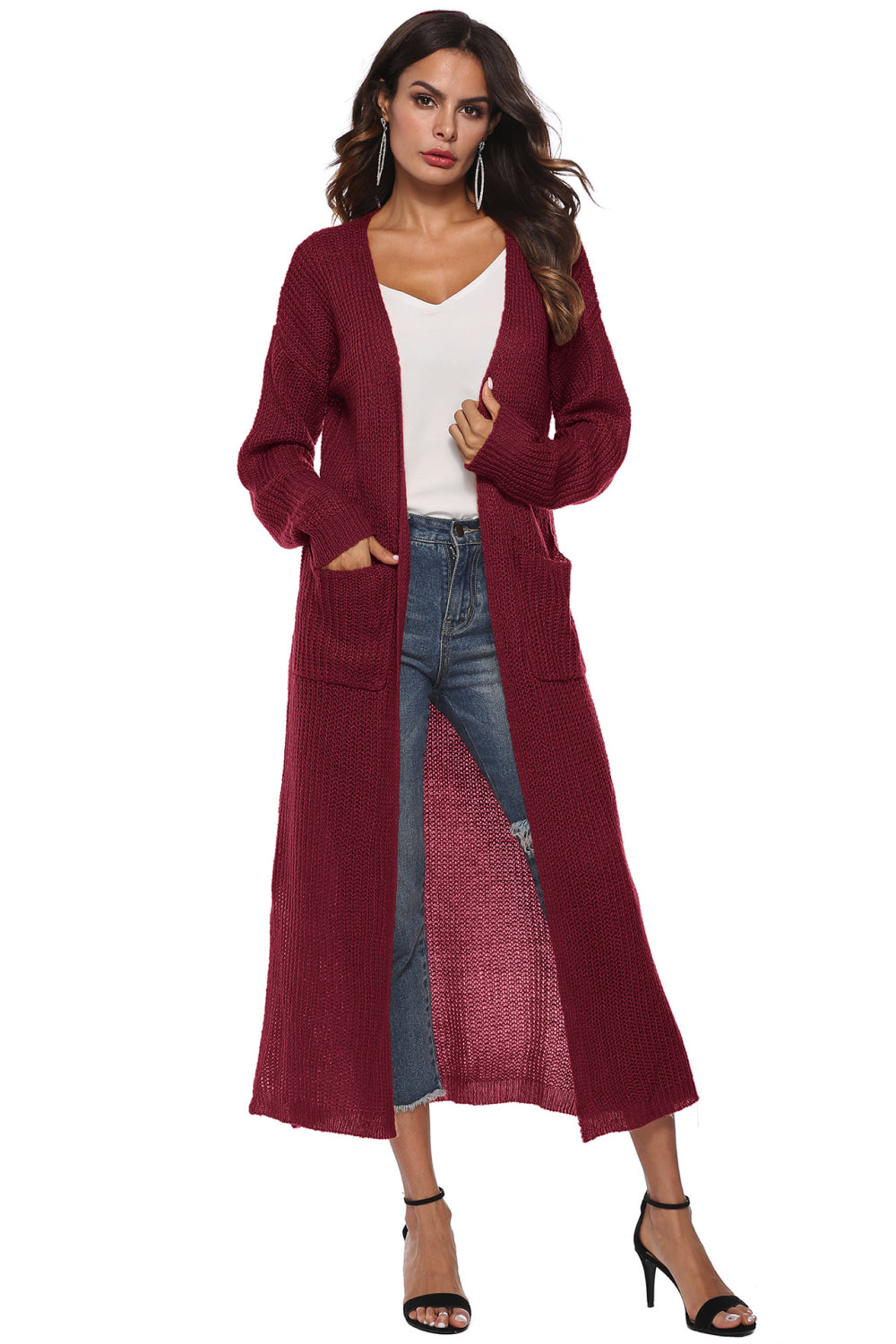Full Length Cardigan - Multi - Bazaare Mart